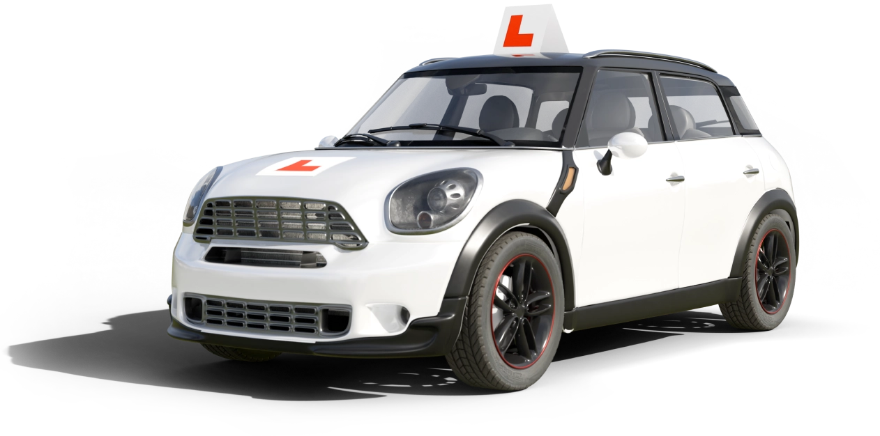 Practical driving test car