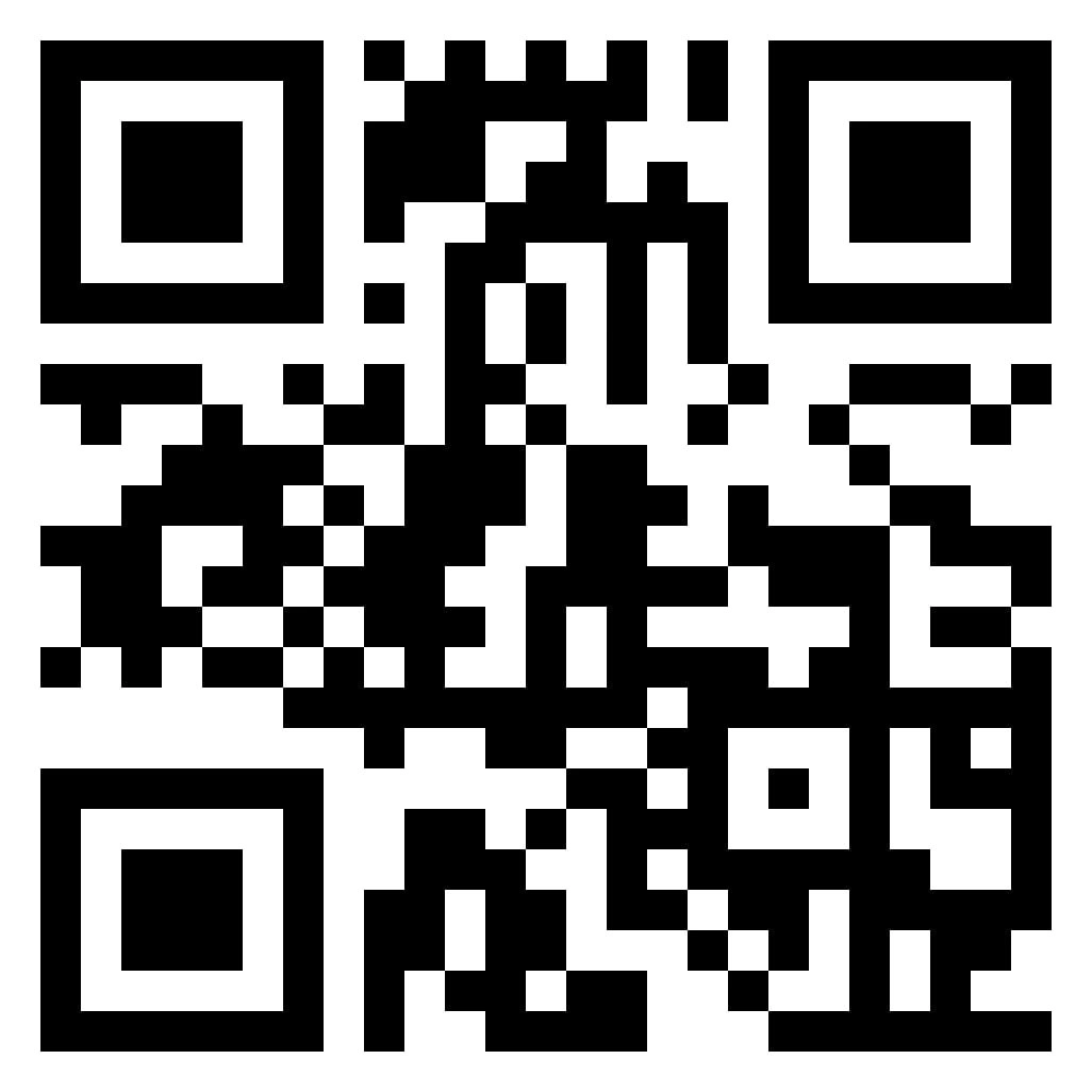 Driving test cancellations redirect page QR code